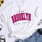 Brooklyn New York Unisex T-Shirt - Cool Casual Hip Hop Tee