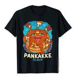 Funny Kawaii Pankakke Japanese Pancake T-Shirt - Cotton Unisex High Street Wear