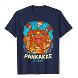 Funny Kawaii Pankakke Japanese Pancake T-Shirt - Cotton Unisex High Street Wear