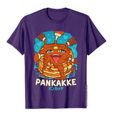 Funny Kawaii Pankakke Japanese Pancake T-Shirt - Cotton Unisex High Street Wear