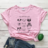 "You Can't Buy Love But You Can Rescue It" T-Shirt - Cute Dog Unisex Graphic Tee