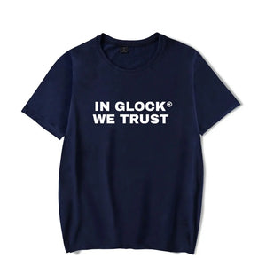 "In Glock We Trust" Letter Print T-Shirt