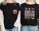 "End The Stigma" Mental Health Matters Support & Therapy Motivational Tee